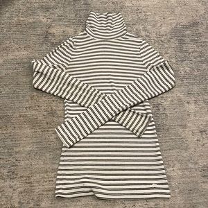 Hollister XS Striped Ribbed Turtleneck